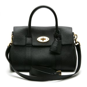 MULBERRY BAYSWATER SATCHEL CLASSIC GRAIN BLACK HH5629/033A100